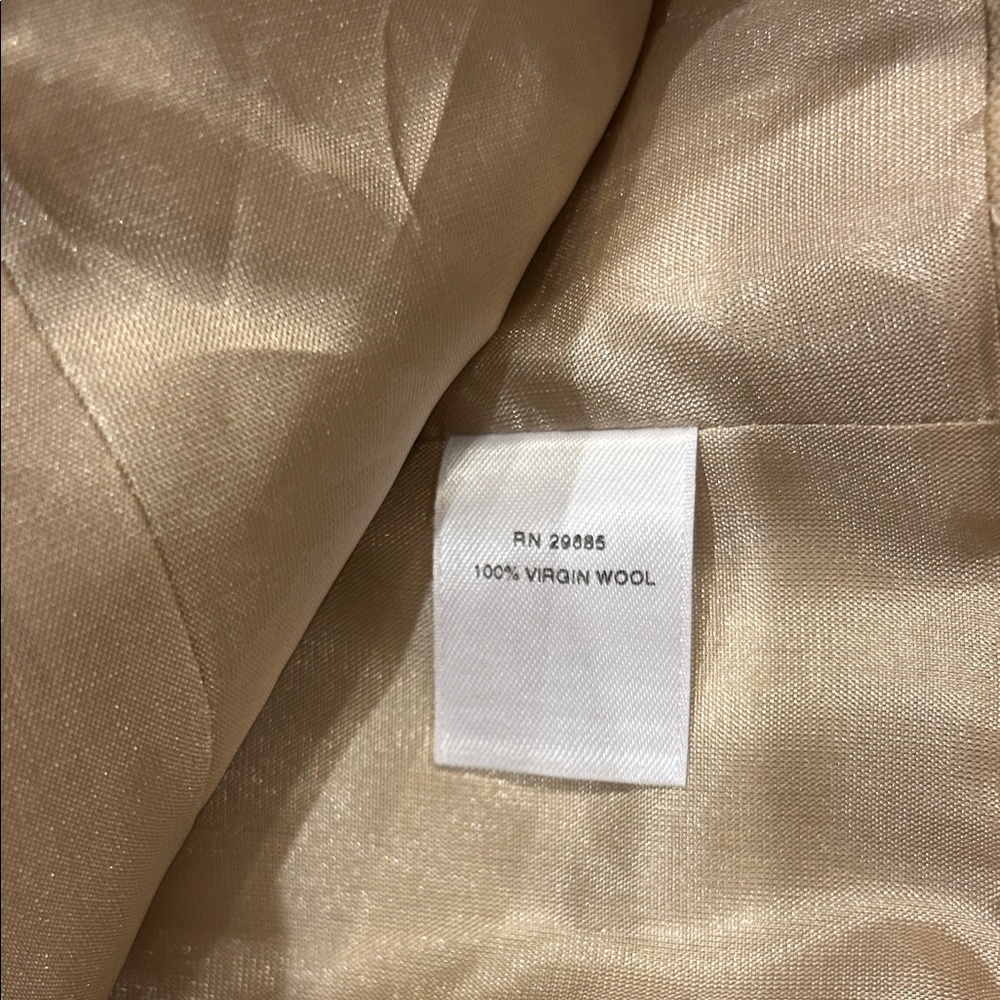 Pendleton Beige Virgin Wool Lined Blazer Women’s … - image 3